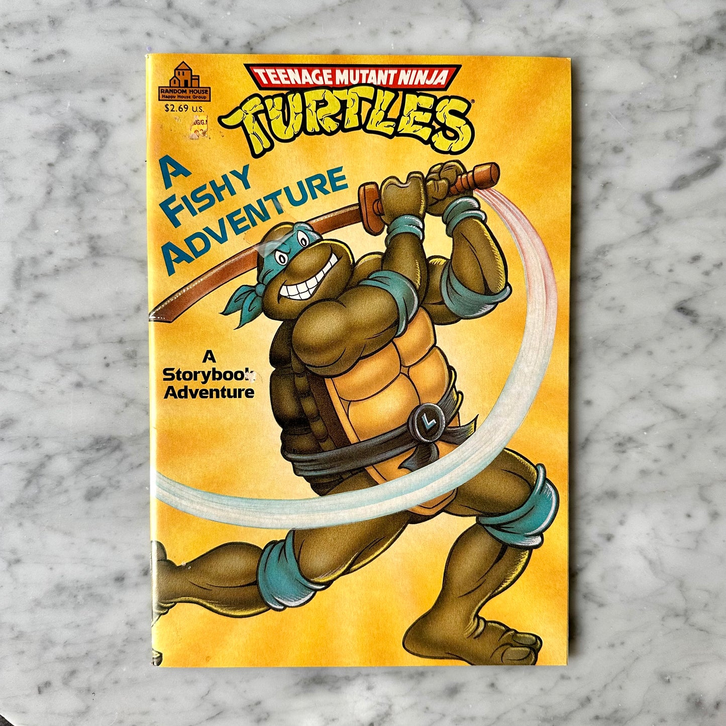 1990 TMNT “A Fishy Adventure” A Storybook Adventure