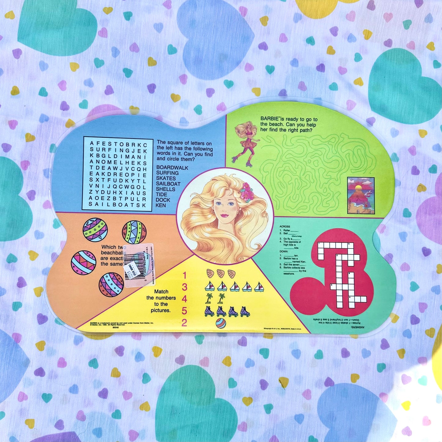 1988 Barbie Placemat