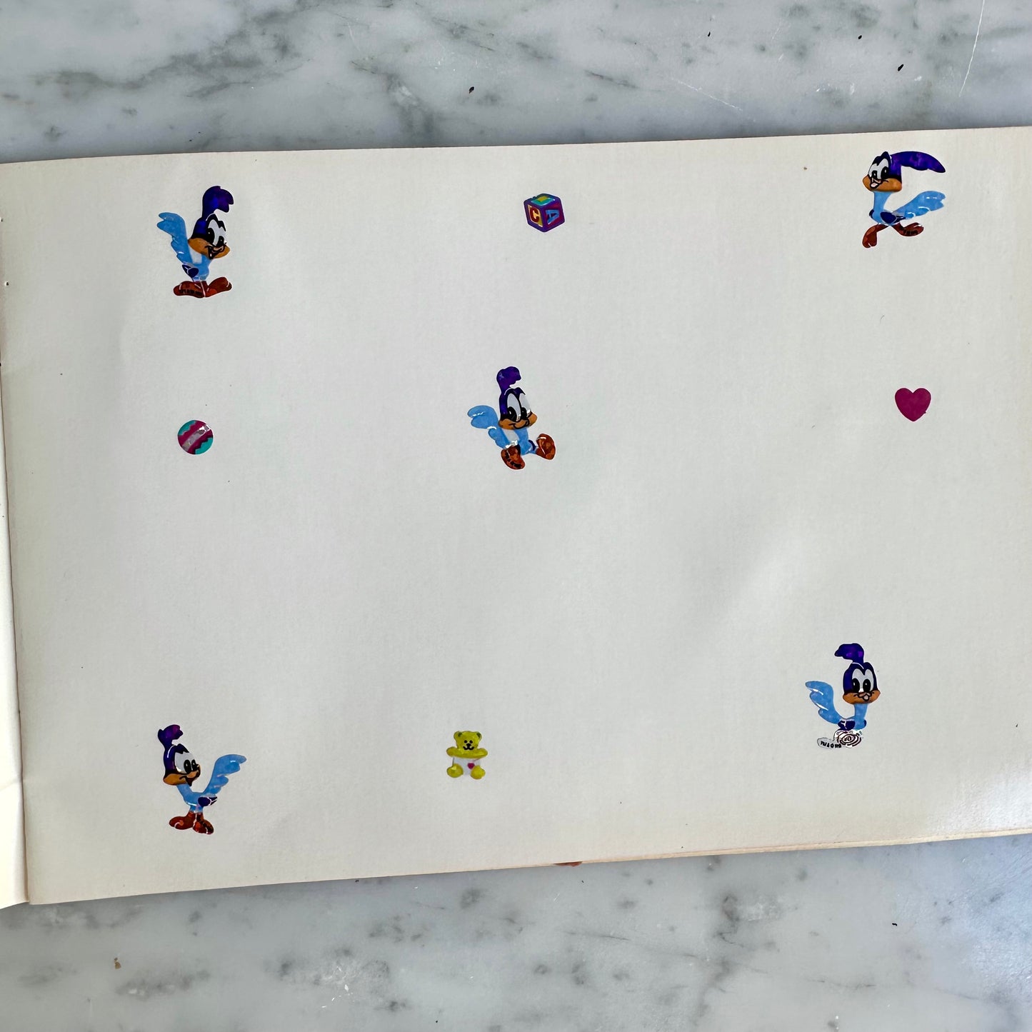 1996 Sandylion Baby Looney Tunes Sticker Album with Stickers