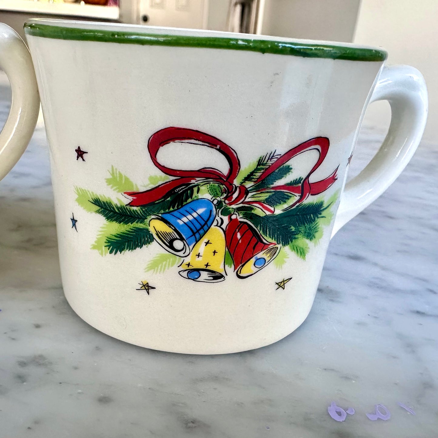1950’s Salem “Christmas Eve” Mugs Set of 2