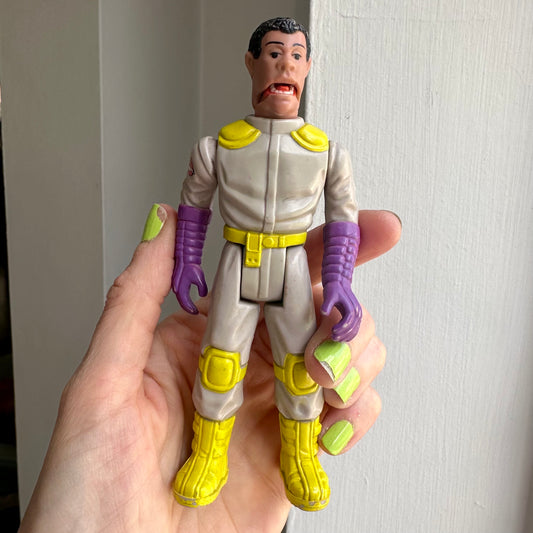 1987 The Real Ghostbusters Fright Features Winston Action Figure