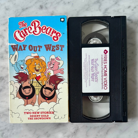 1987 The Care Bears “Way Out West” VHS