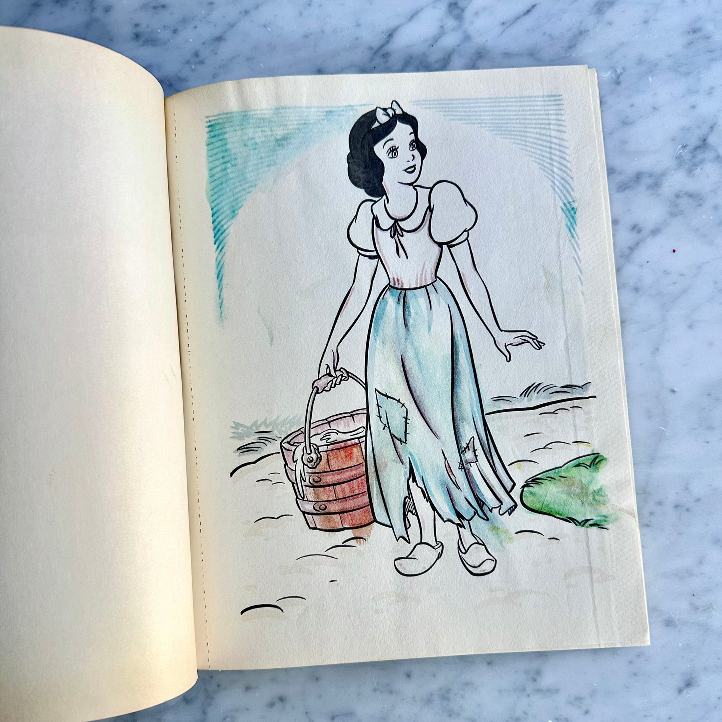 1993 Walt Disney’s Snow White Paint With Water Book
