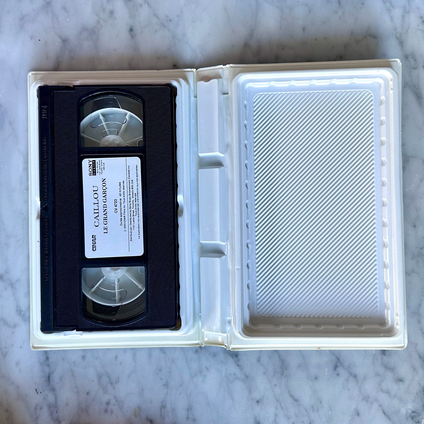 1998 Caillou “Caillou Le Grand Garçon” French VHS