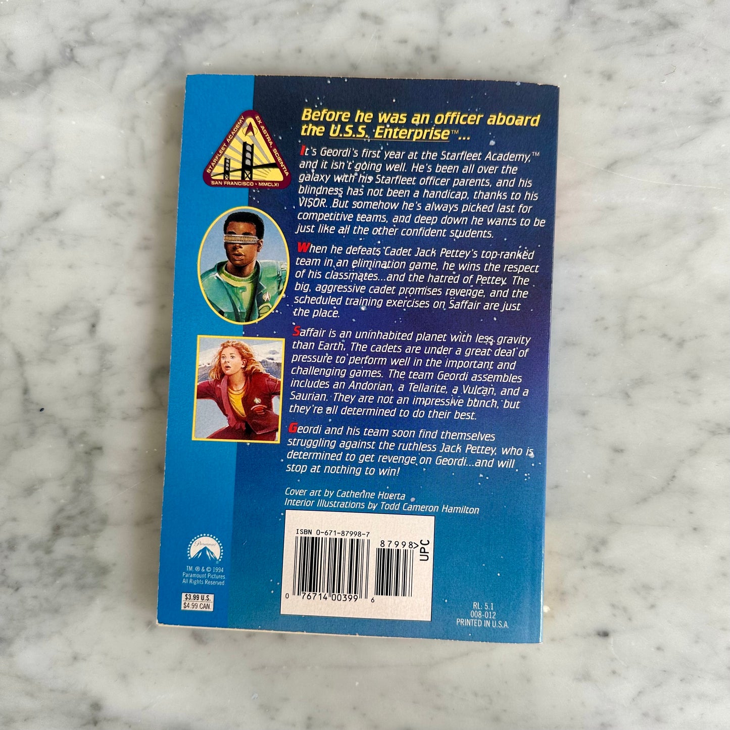 1993 Star Trek The Next Generation Starfleet Academy “Capture The Flag”