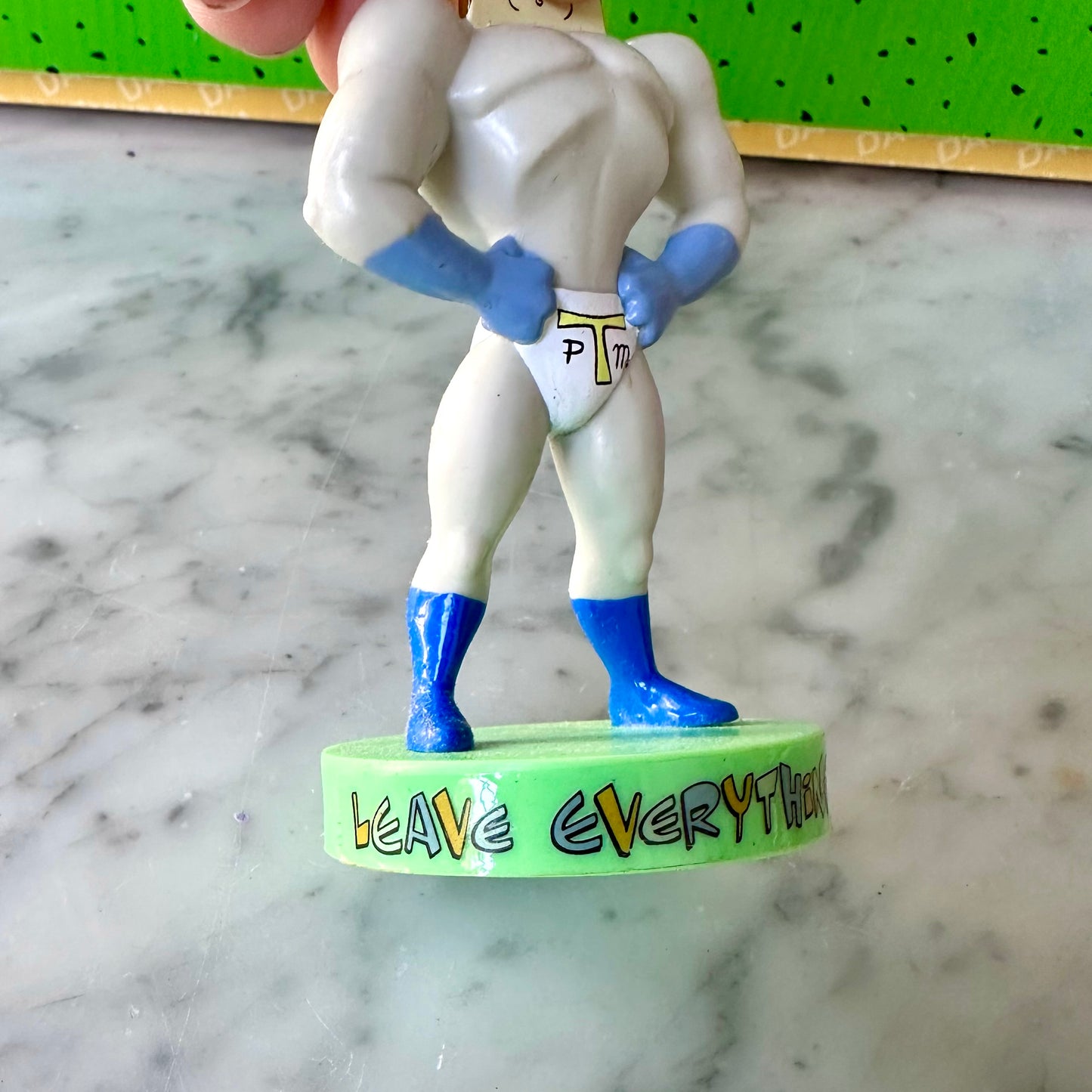 1994 Ren & Stimpy Powdered Toastman Figure