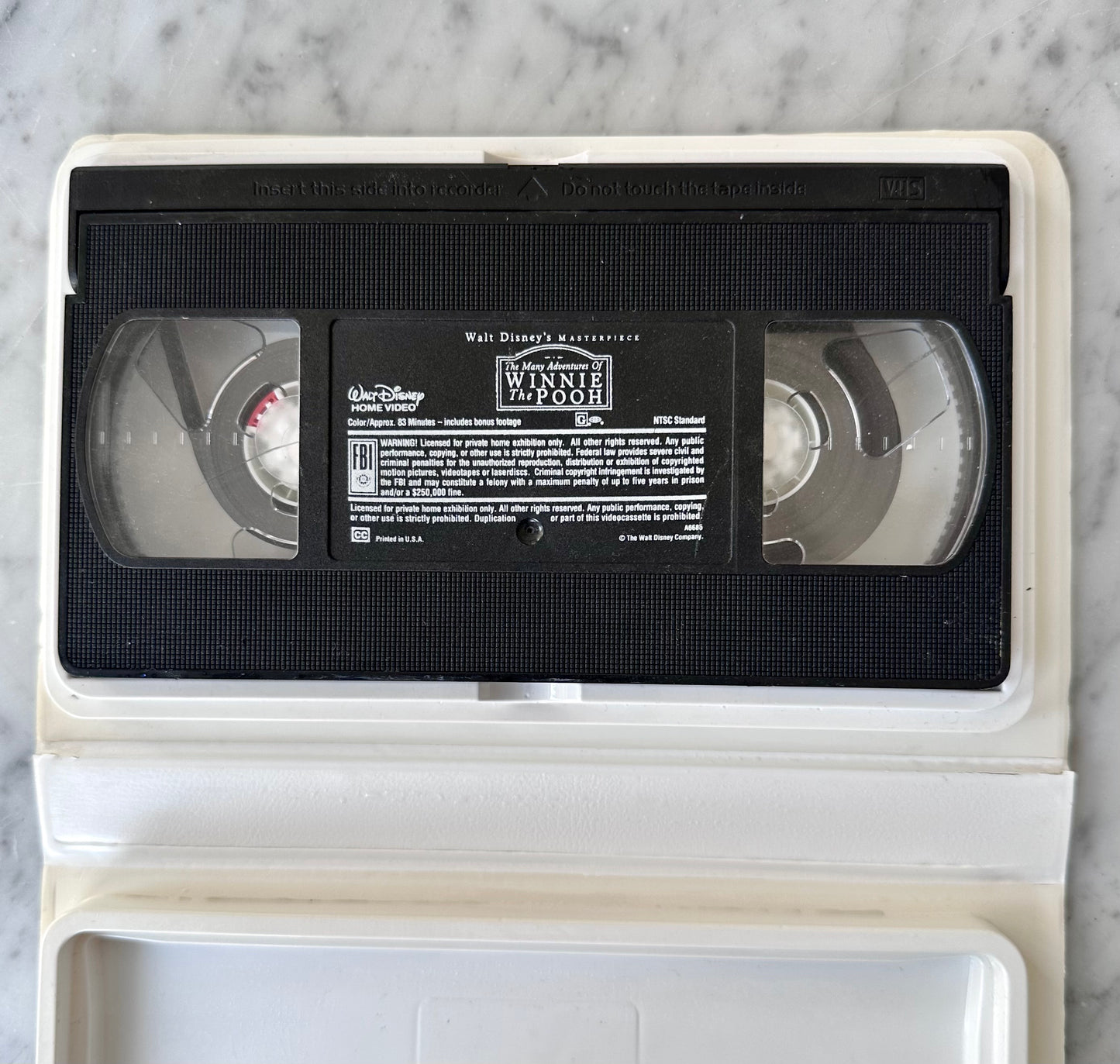 The Many Adventures of Winnie the Pooh VHS