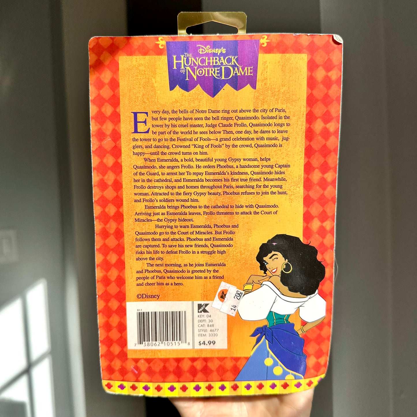 1996 Disney Hunchback of Notre Dame Coin Holder with Keyring