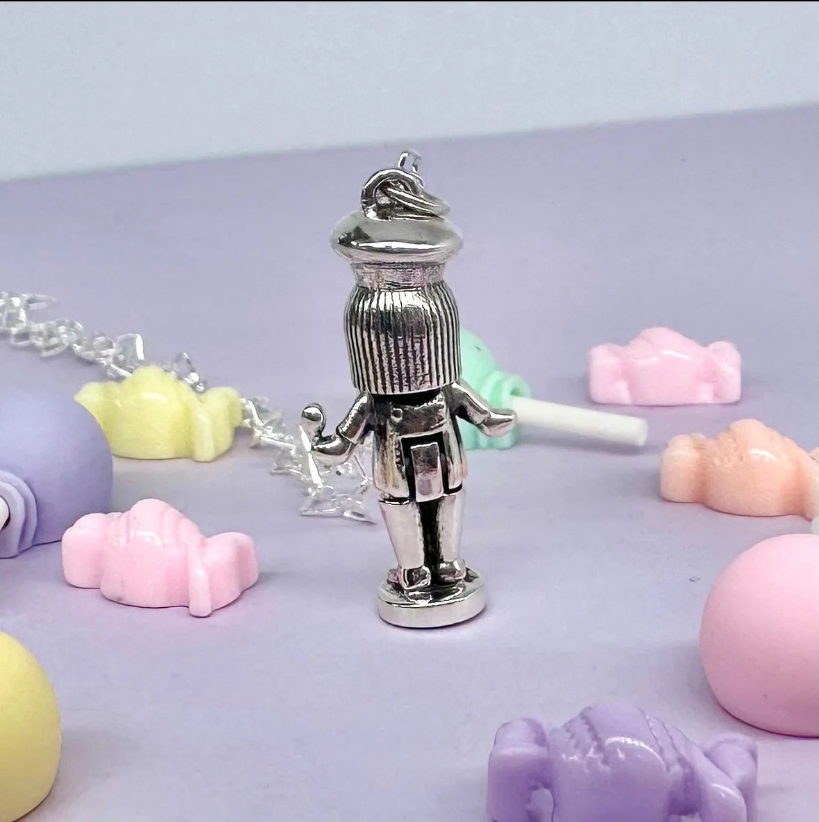 Sterling Silver Polly Pocket "Chef Belinda" Necklace