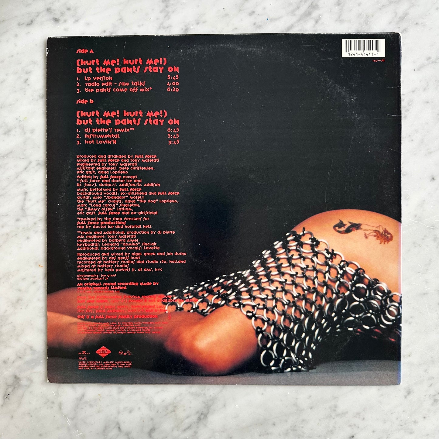 Samantha Fox “Hurt Me! Hurt Me” Record