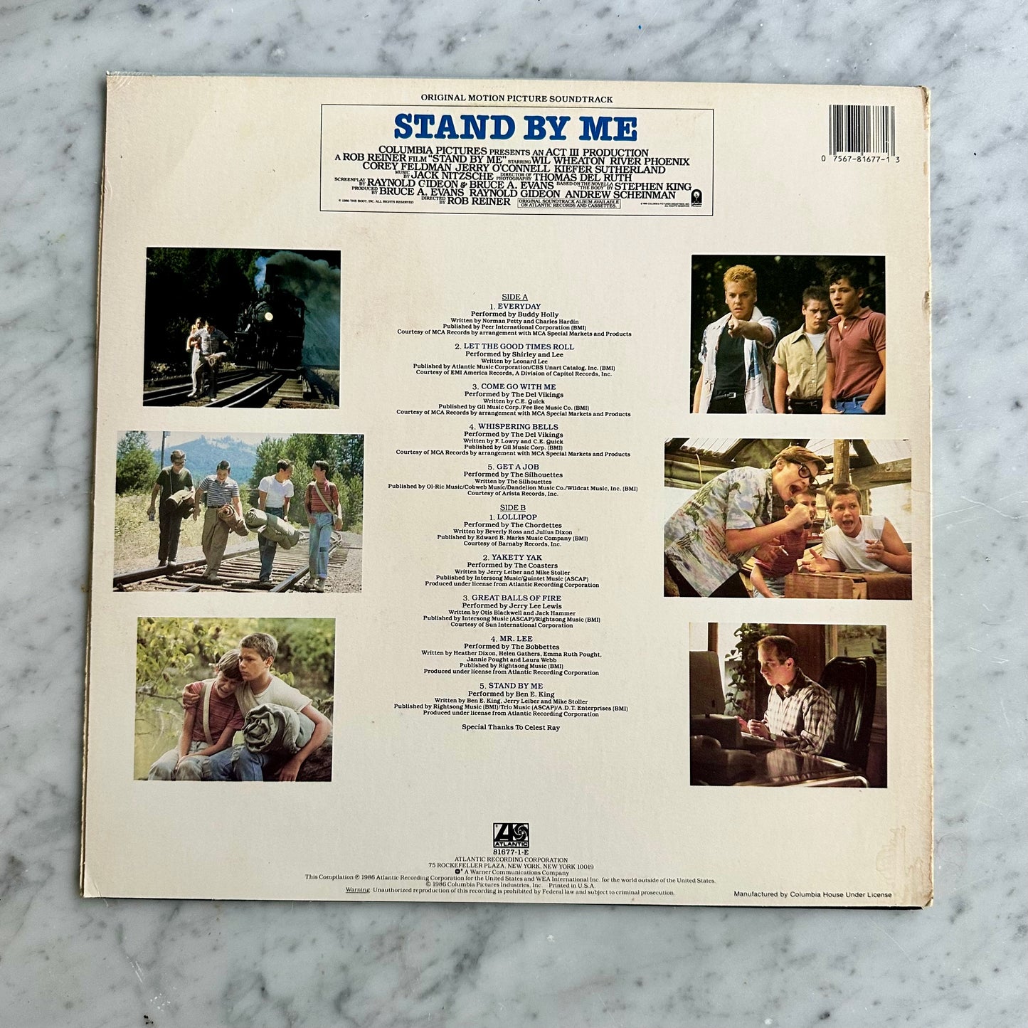 Stand By Me Soundtrack Album