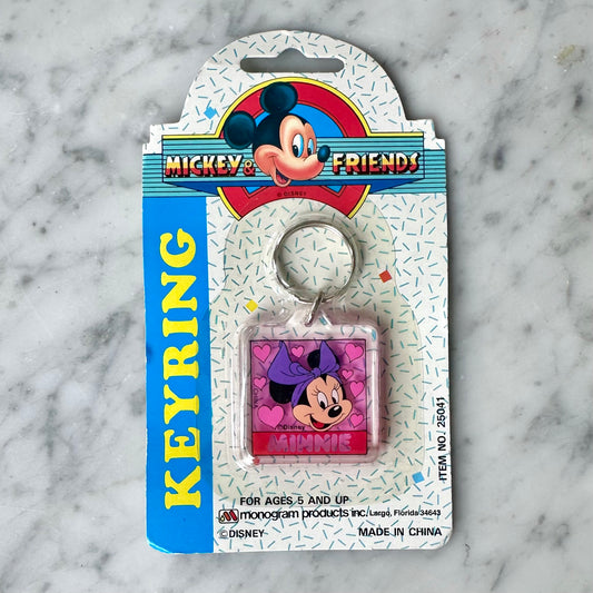 Vintage Mickey & Friends-Minnie Keychain