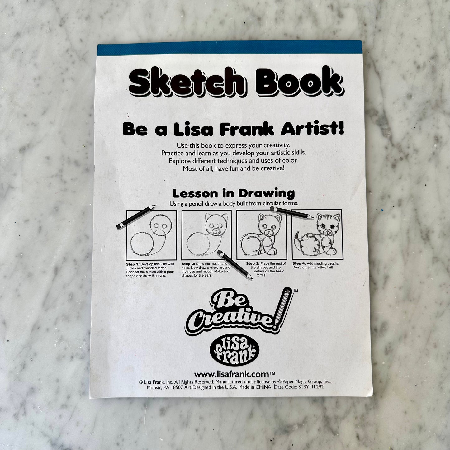 Lisa Frank Sketch Book