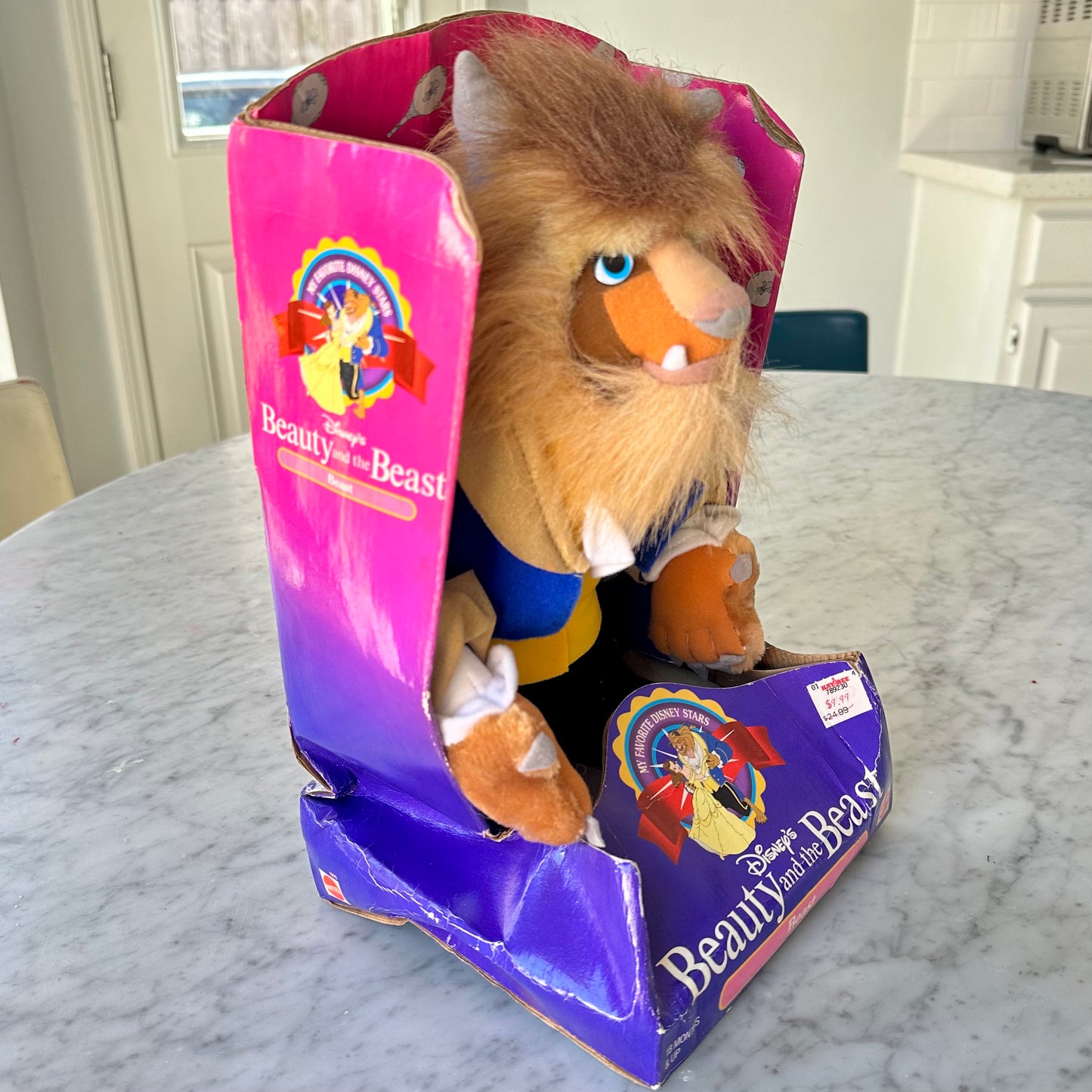1992 Disney Beauty and the Beast “Beast” Plush