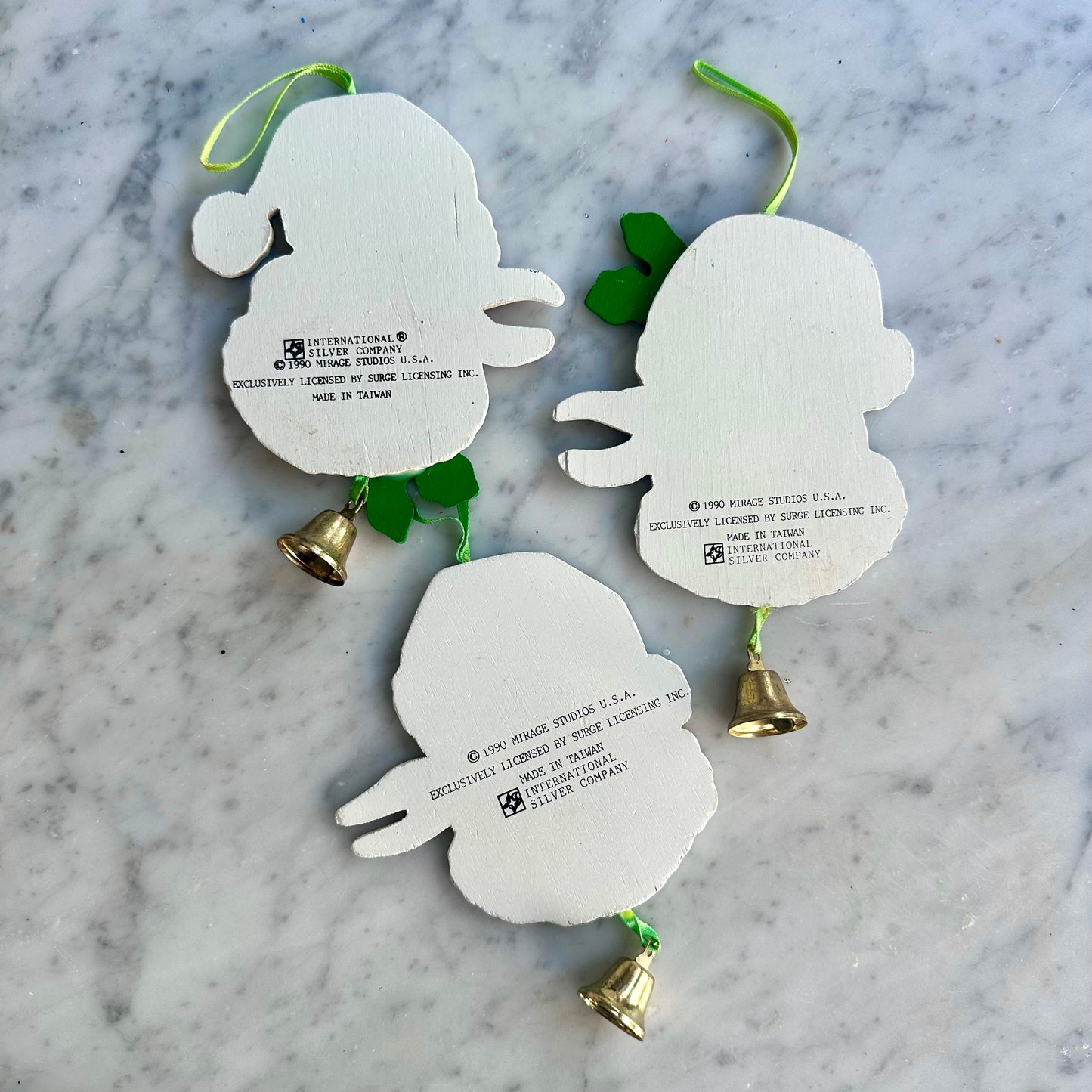 1990 Teenage Mutant Ninja Turtles Ornament Set