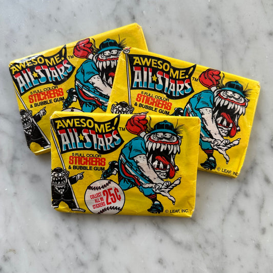 1988 Awesome All Stars Trading Card Pack