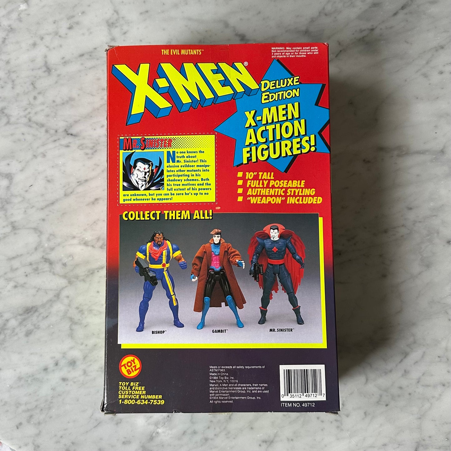1994 Marvel X-Men Mr Sinister Action Figure-New in Box
