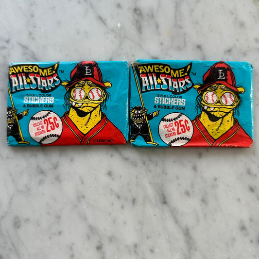 1988 Awesome All Stars Trading Card Pack