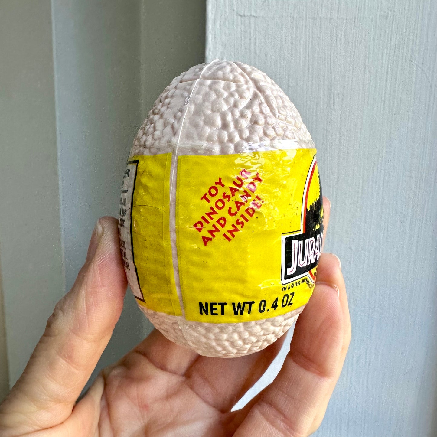 1992 Topps Jurassic Park Candy Egg