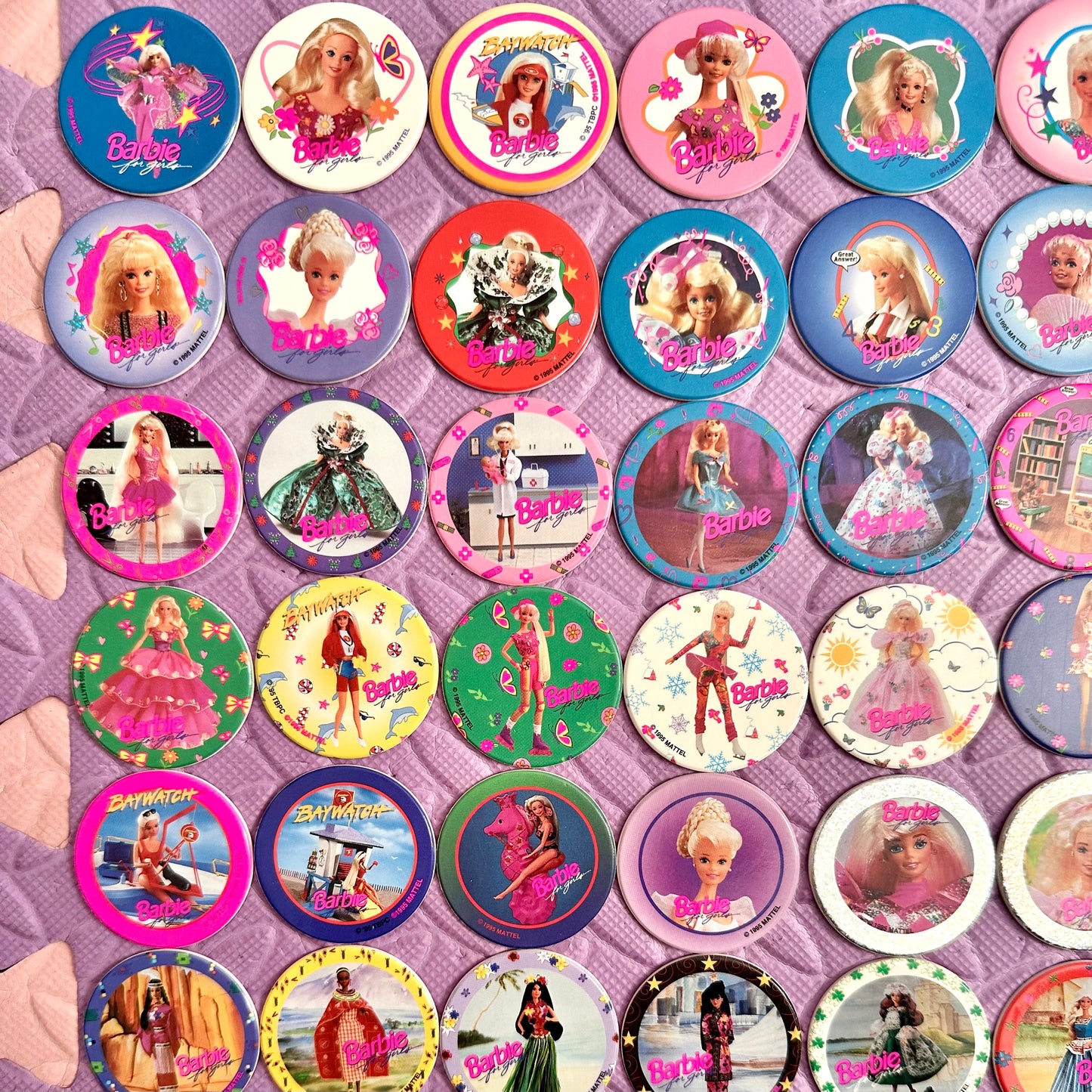 1995 Barbie POG Complete Set of 60