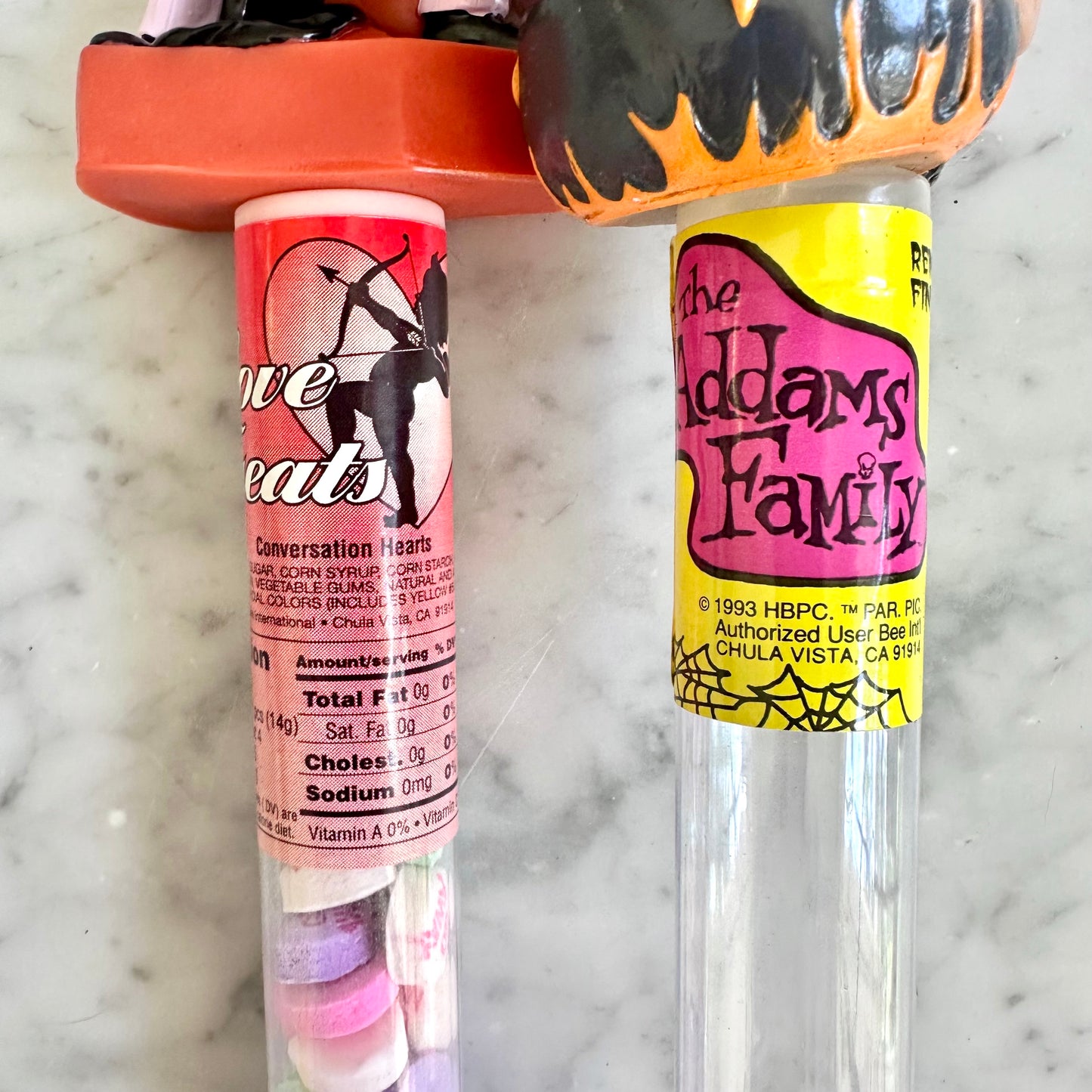1993 The Addams Family Candy Tubes