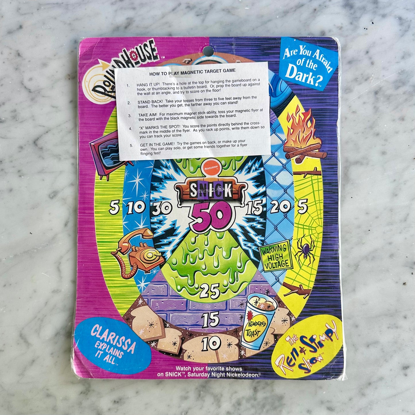 1994 Nickelodeon SNICK Target Toss Game