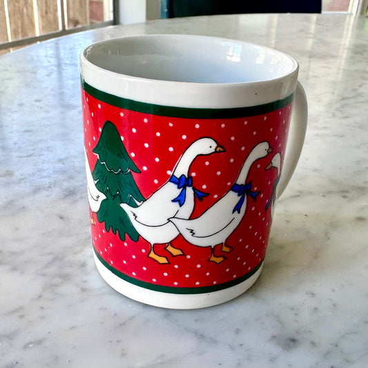 80’s Christmas Country Goose Mug