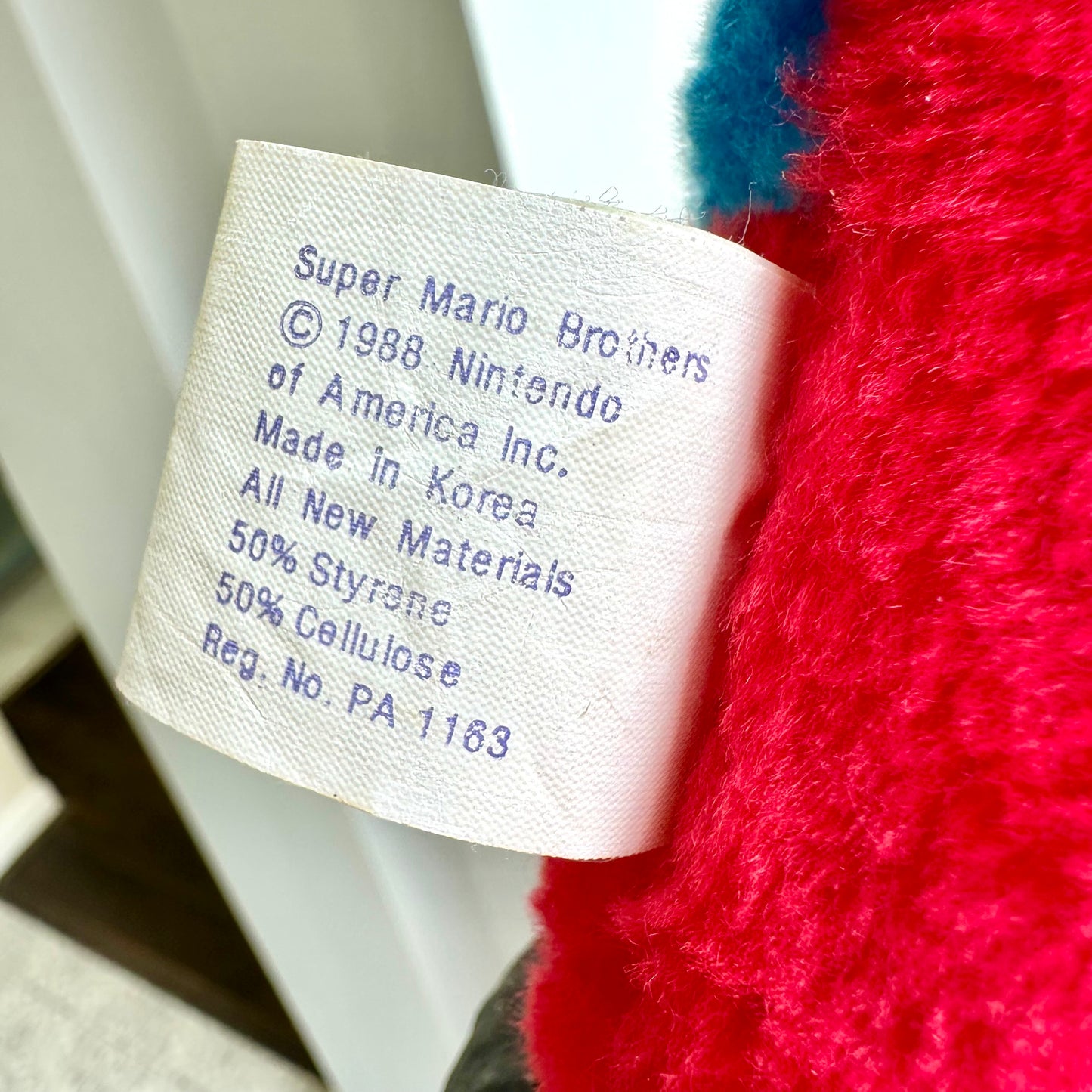 1988 Mario Bros Plush