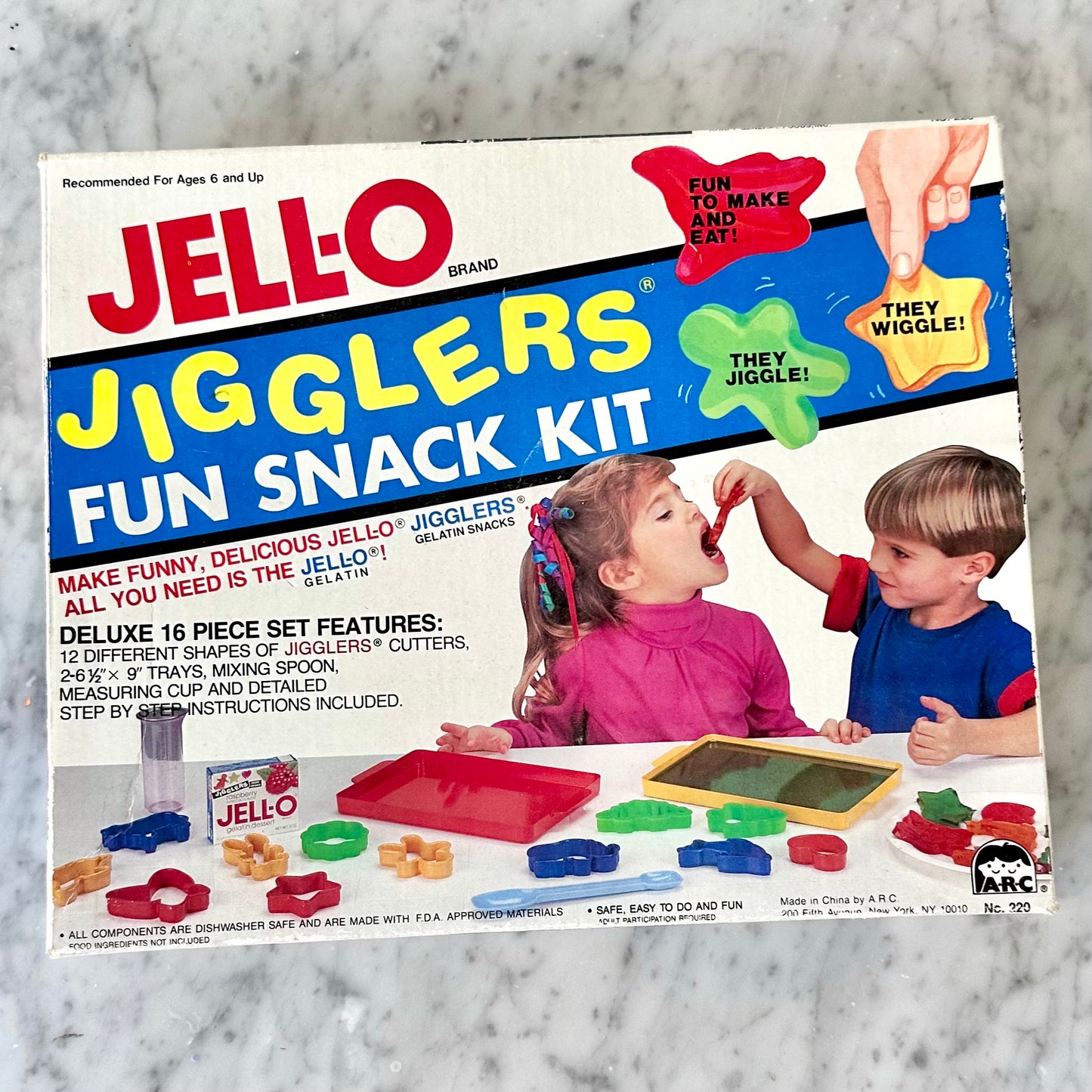1991 Jello-o Jigglers Fun Snack Kit