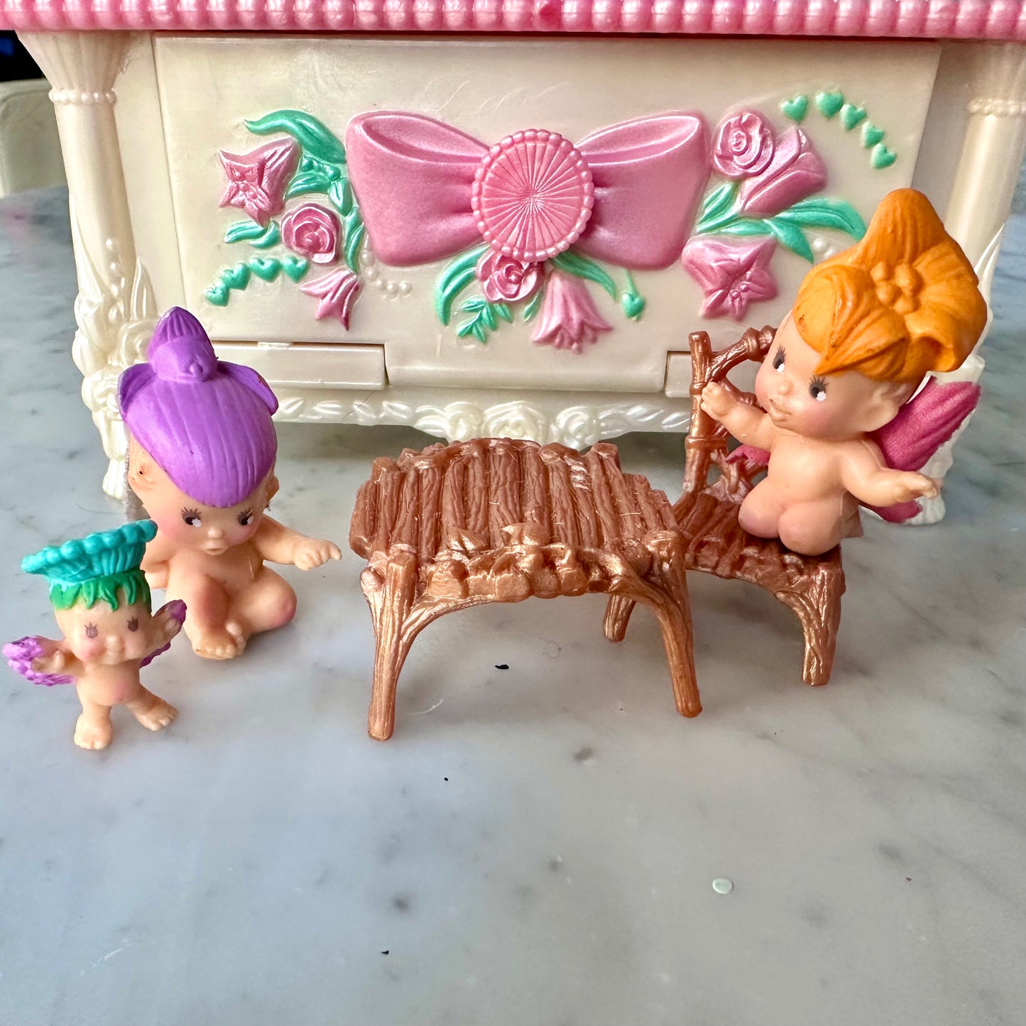 1993 Fairy Winkles Cozy Keepsakes Jewelry Box