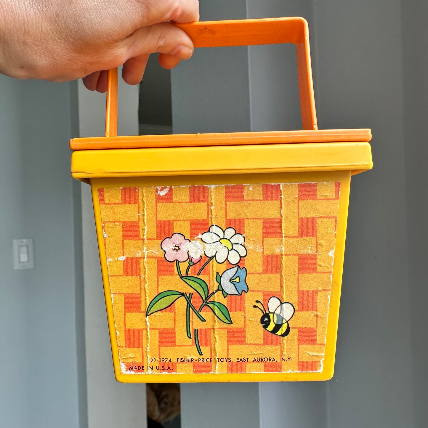 1974 Fisher Price Picnic Basket