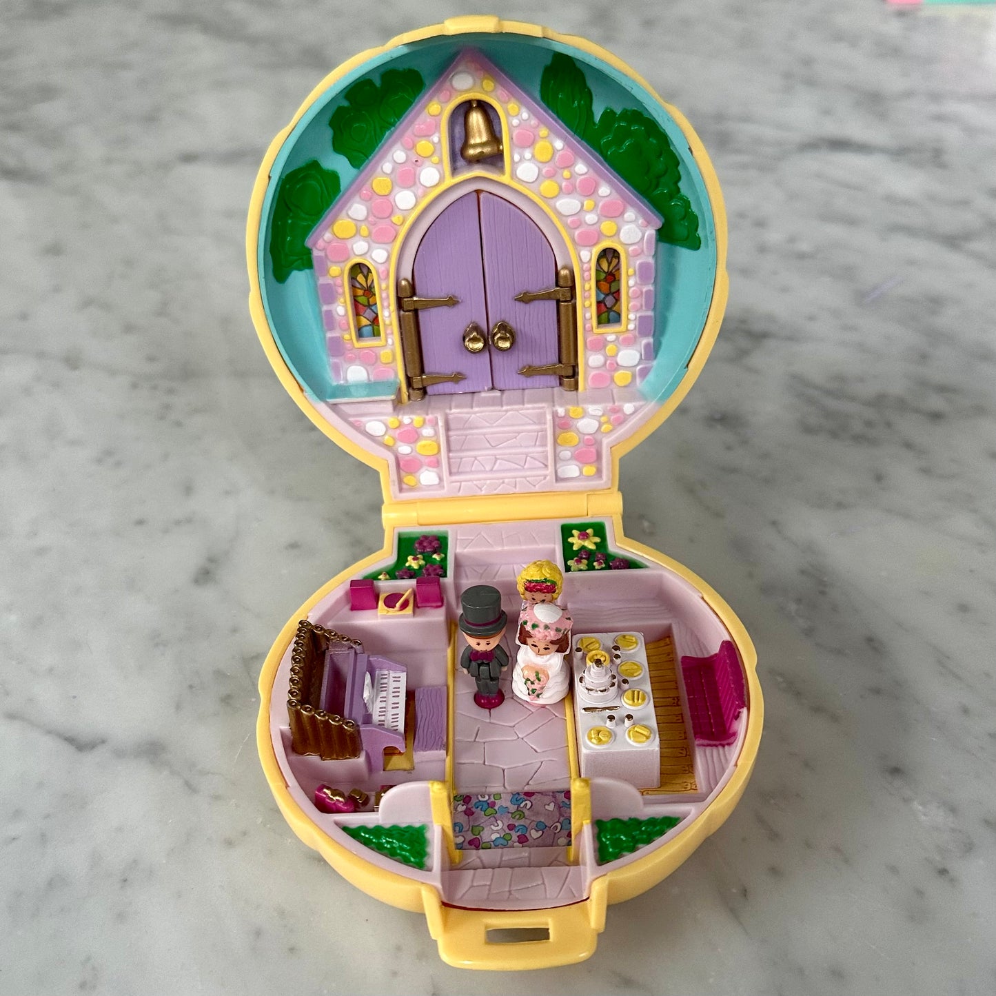 1989 Polly Pocket Nancy’s Wedding Day Yellow Variation