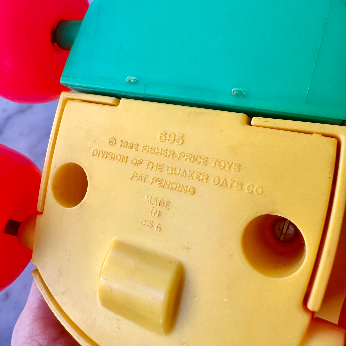 1982 Fisher Price Lady Bug Pull String Along