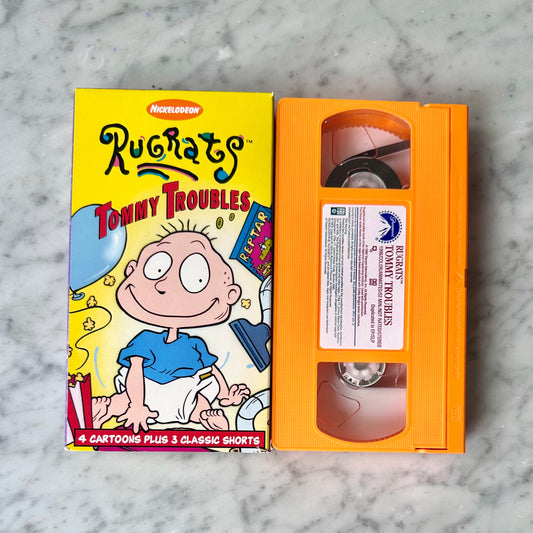 1996 Nickelodeon Rugrats “Tommy Troubles” VHS