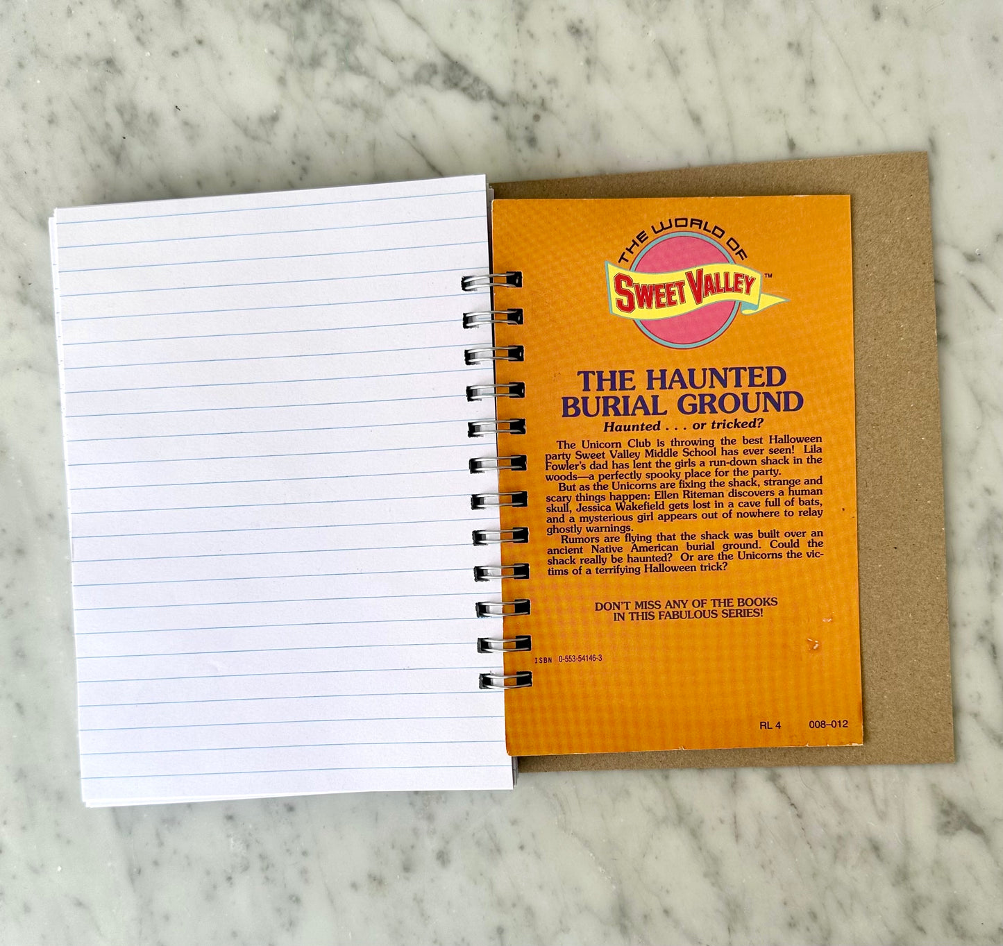 Vintage Sweet Valley Twins “The Haunted Burial Ground” Book Journal
