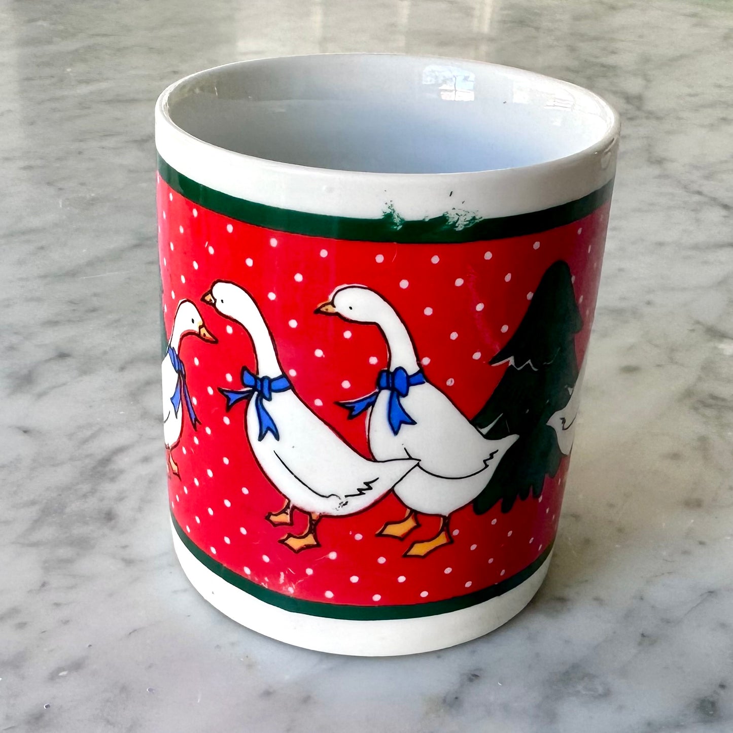80’s Christmas Country Goose Mug