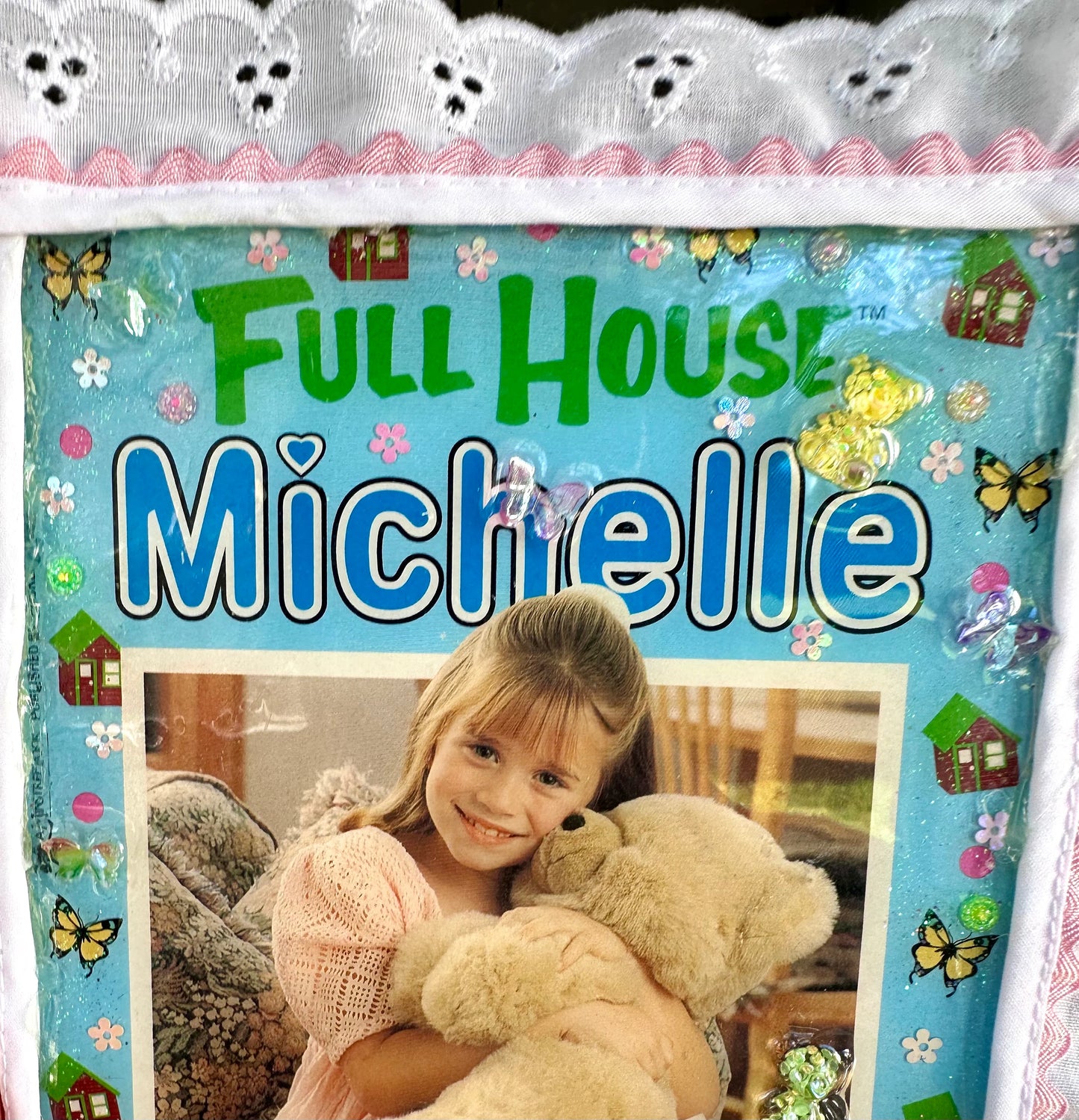Vintage 90’s Full House Michelle Tanner Book Resin Wall Art