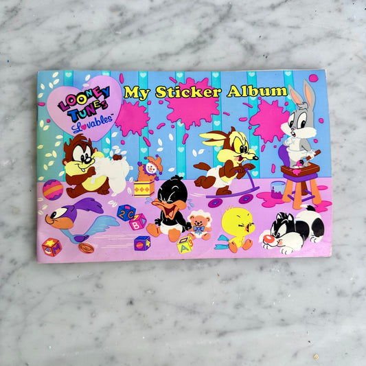 1996 Sandylion Baby Looney Tunes Sticker Album with Stickers