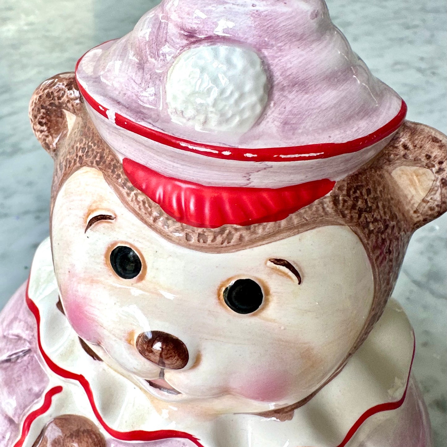 1993 Circus Teddy Bear Ceramic Bank