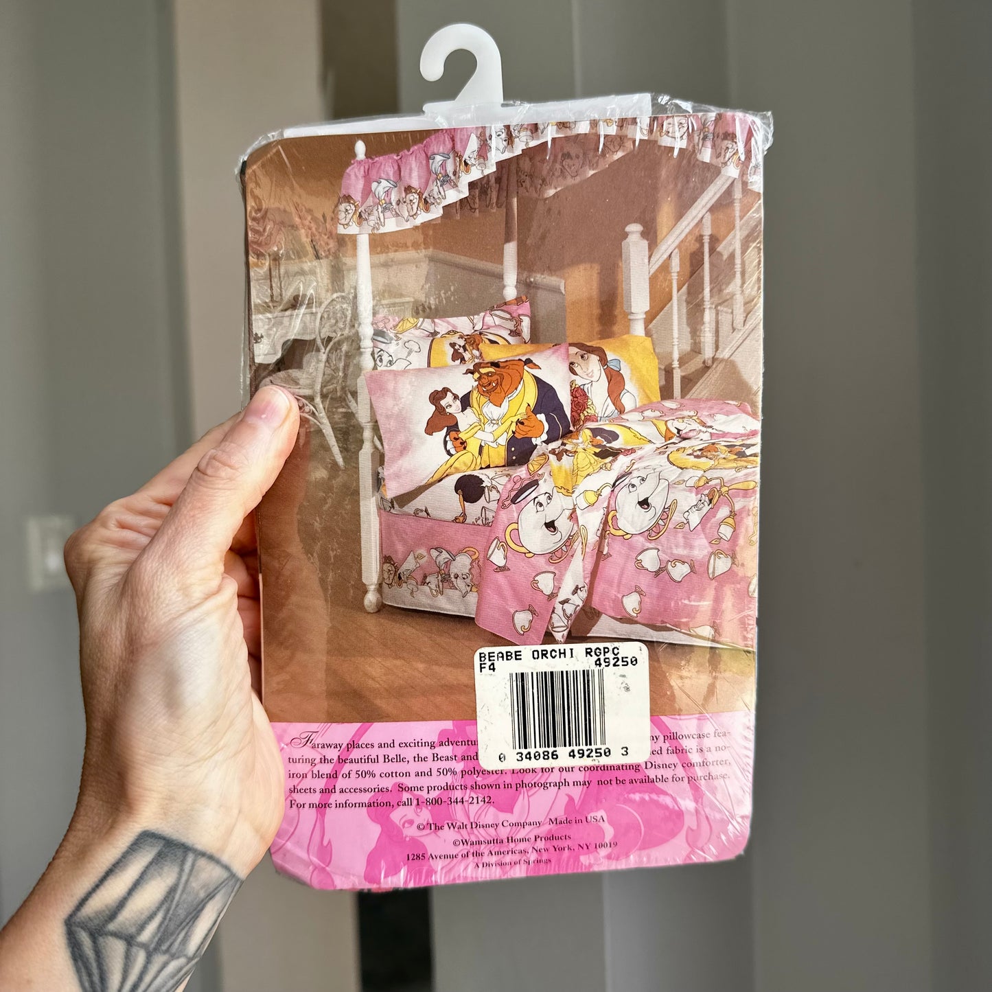 90’s Beauty & the Beast Double Sided Pillowcase