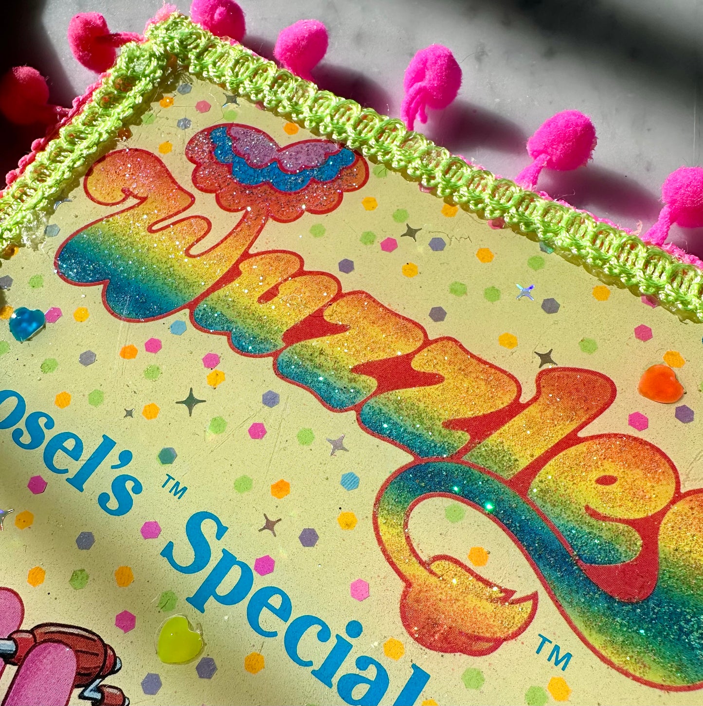 Vintage 80’s Wuzzles Book Cover Resin Wall Art