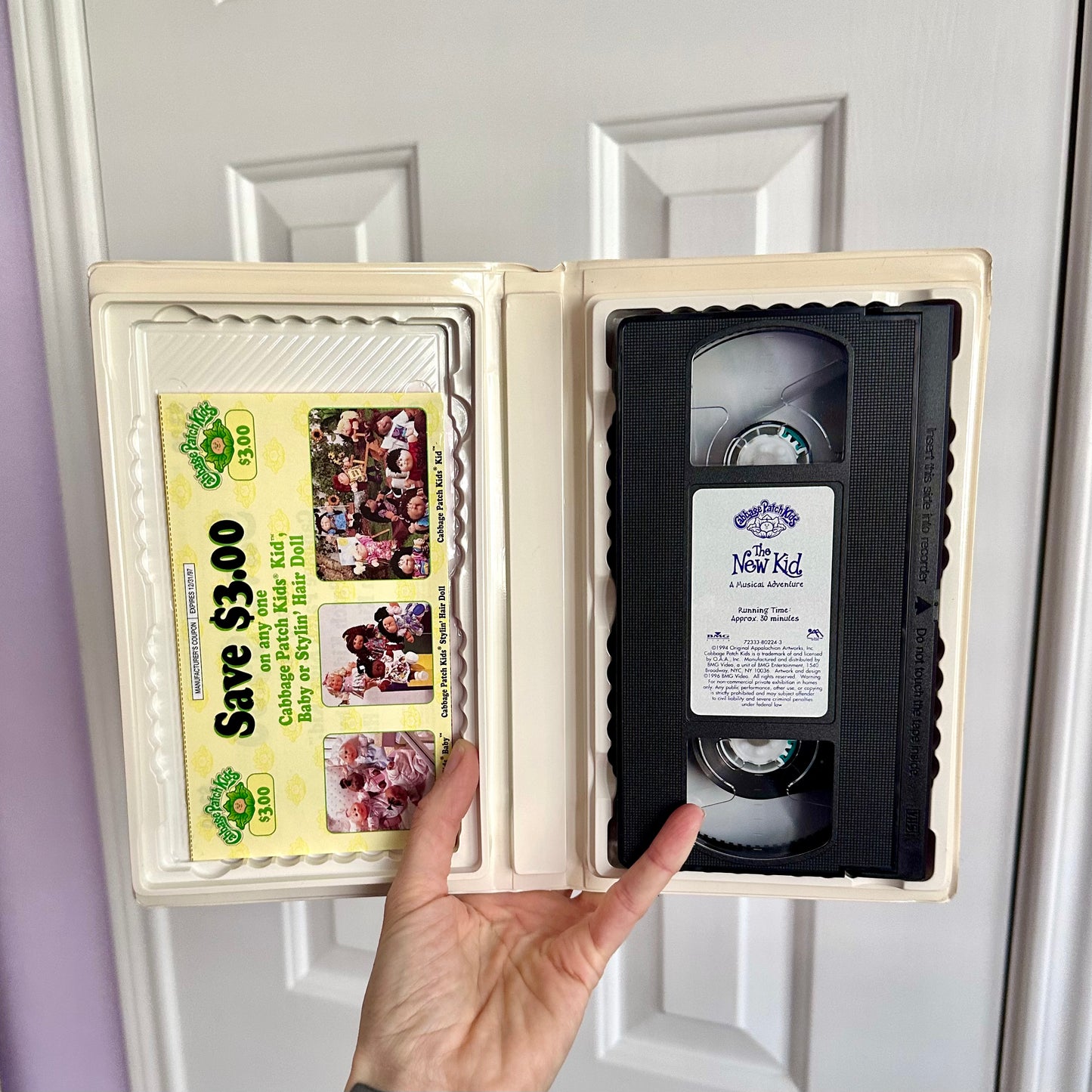 1994 Cabbage Patch Kids “The New Kid” VHS