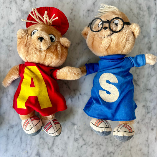 1983 Alvin and Simon Plush