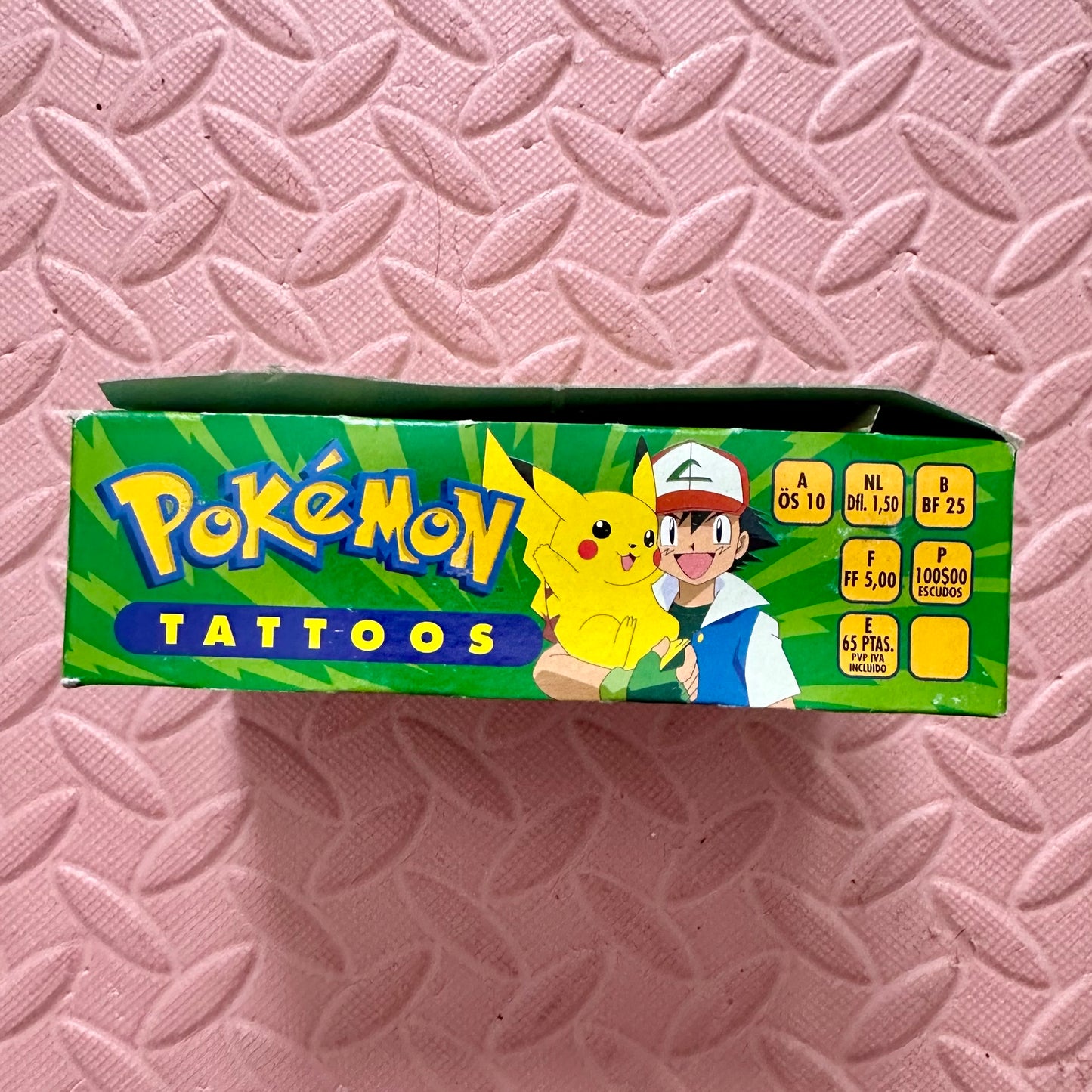 90’s Merlin Pokémon Tattoo Display Box