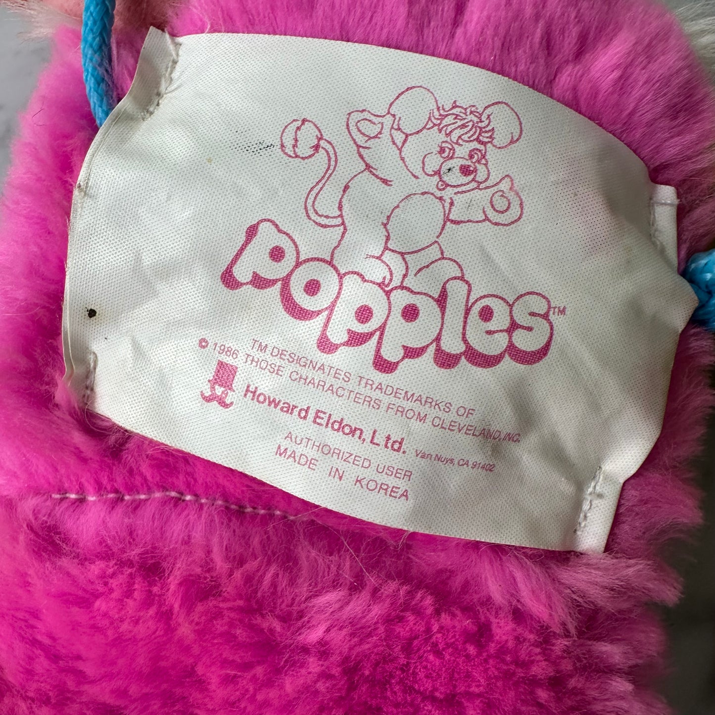 1986 Popples Purse