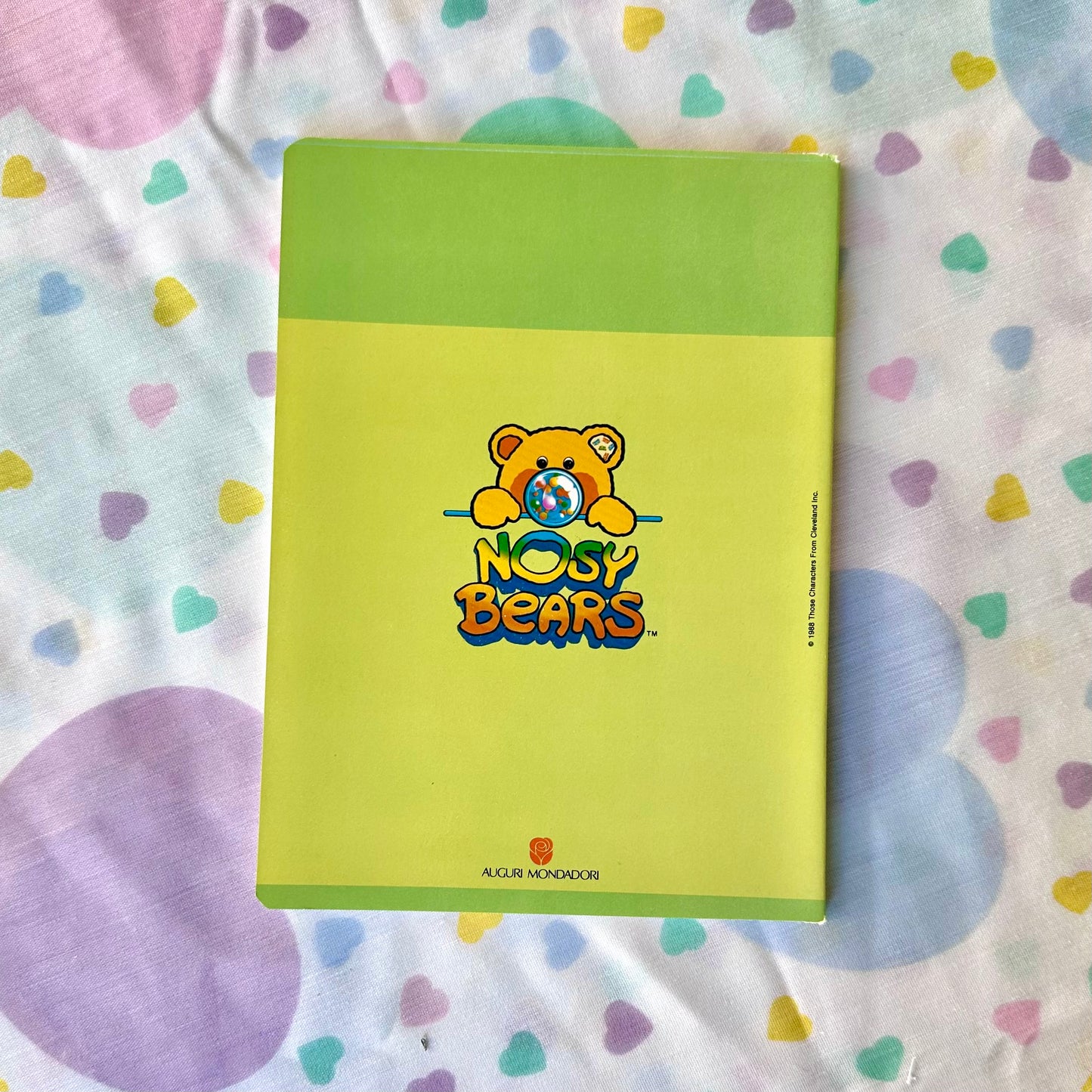 80’s Dead Stock Nosey Bears Notebook