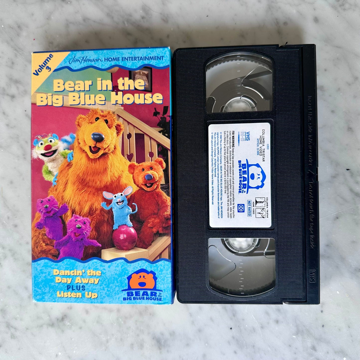 Bear In the Big Blue House “Dancing the Day Away” VHS