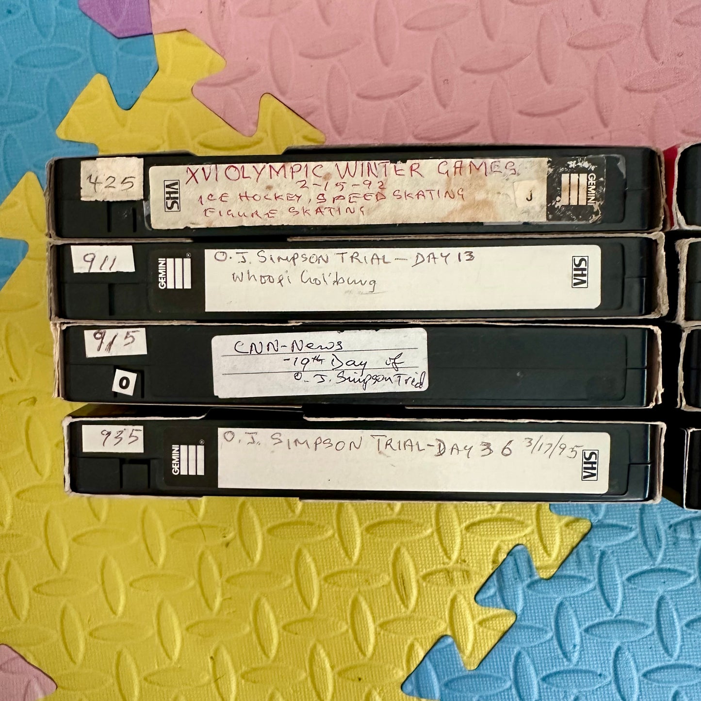 90’s Historical Breaking News VHS Collection
