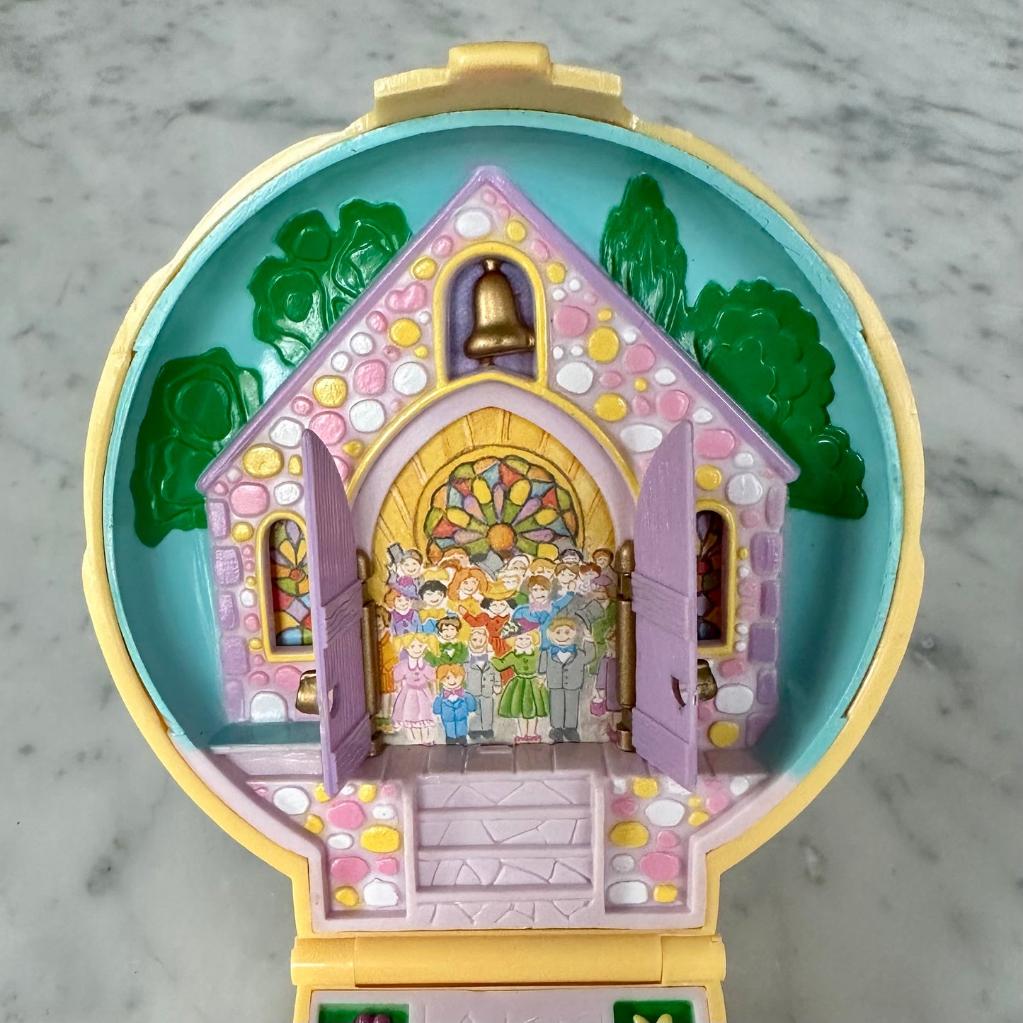 1989 Polly Pocket Nancy’s Wedding Day Yellow Variation