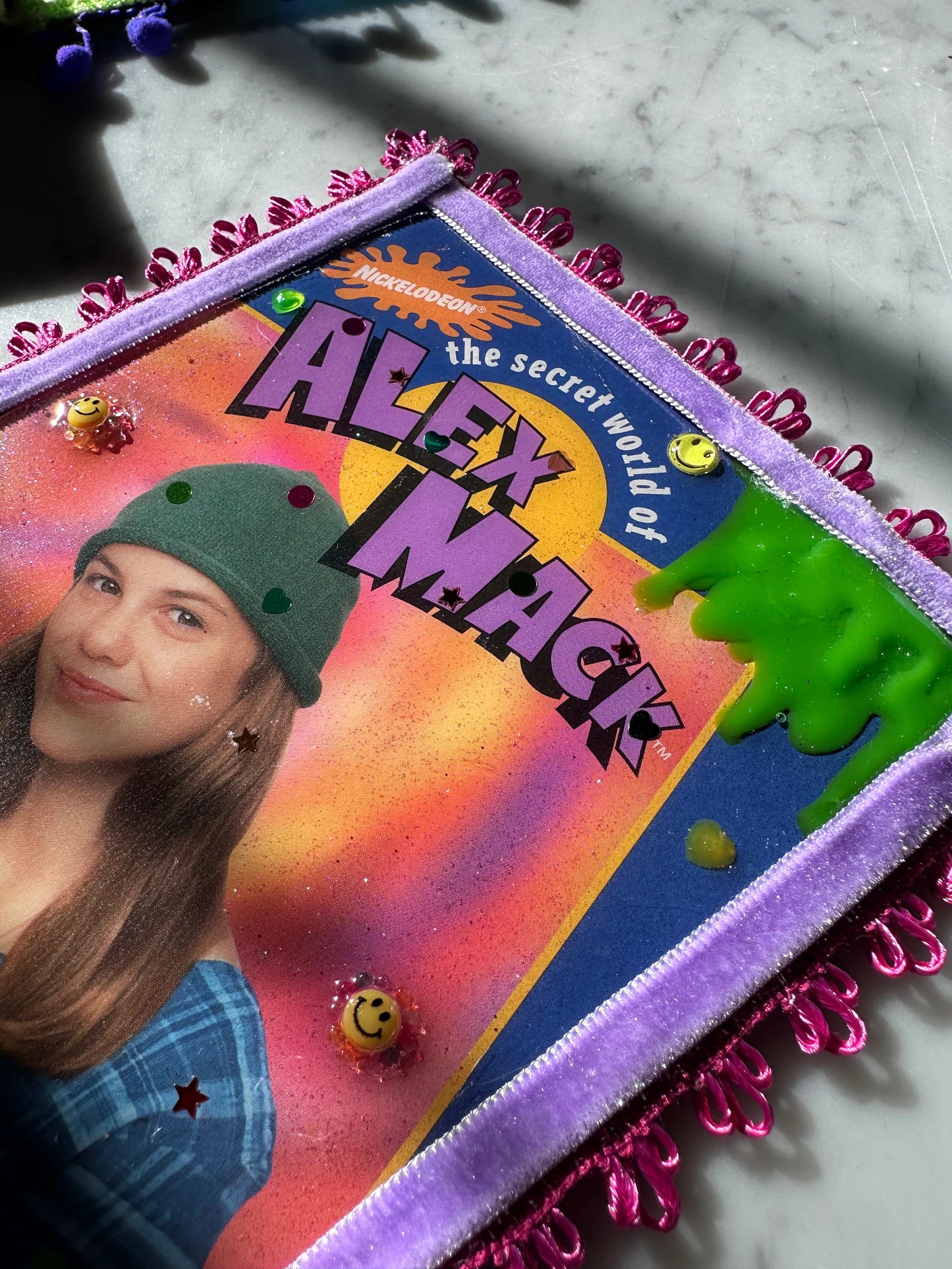 90’s Nickelodeon Alex Mack Book Resin Wall Art